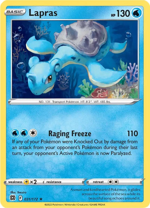 Lapras (031/172) [Sword & Shield: Brilliant Stars] - Pokemon Single