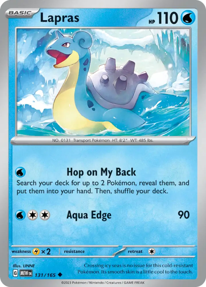 Lapras (131/165) [Scarlet & Violet 151] - Pokemon Single