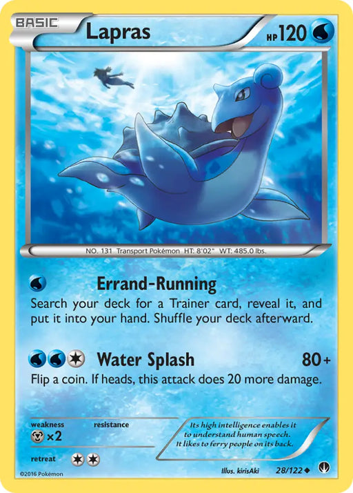 Lapras (28/122) [XY: BREAKpoint] - Pokemon Single