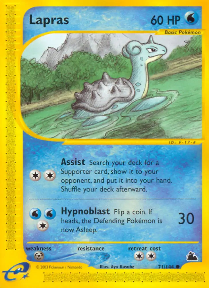 Lapras (71/144) [Skyridge] - Pokemon Single