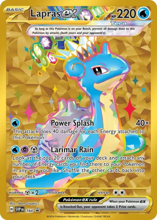 Lapras ex (164) [Scarlet & Violet: Black Star Promos] - Pokemon Single