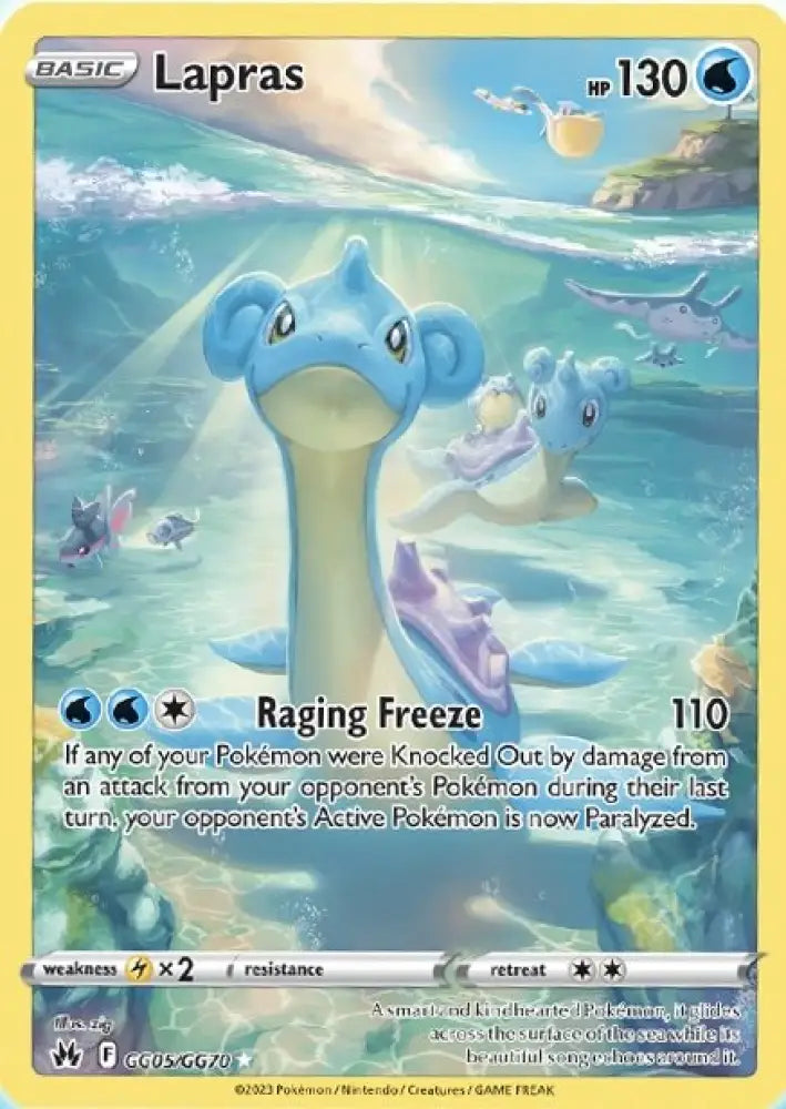 Lapras (GG05/GG70) [Sword & Shield: Crown Zenith] - Pokemon Single