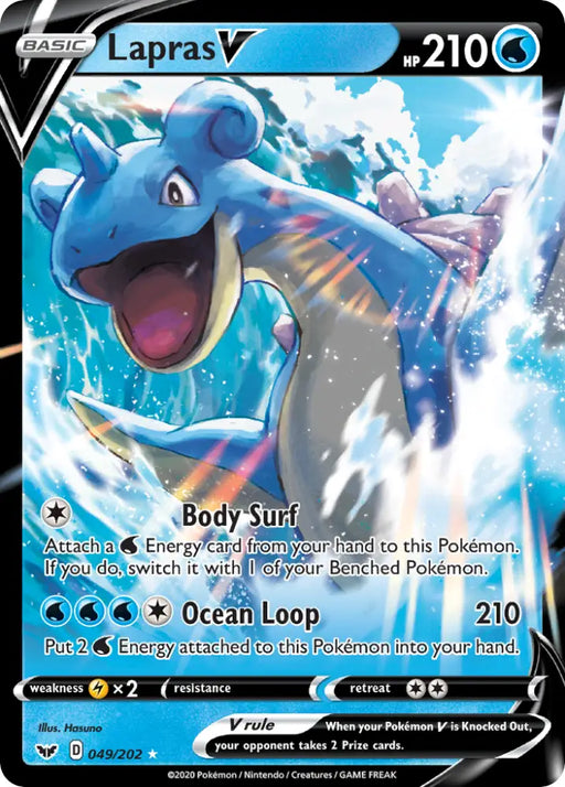 Lapras V (049/202) [Sword & Shield: Base Set] - Pokemon Single