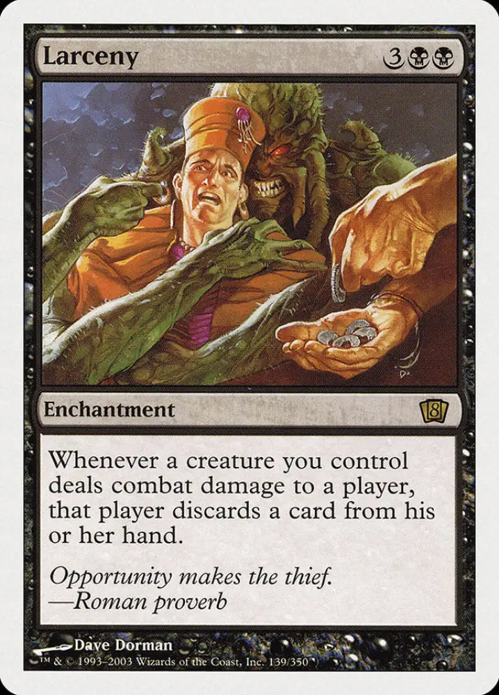 Larceny (139) [Eighth Edition] - MTG Single