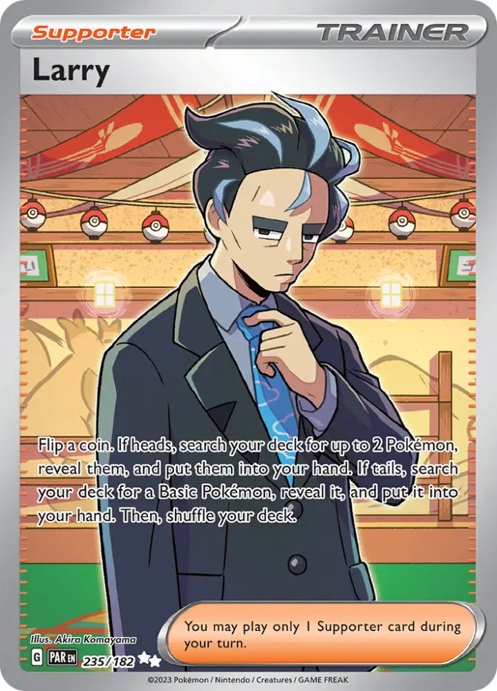 Larry (235/182) [Scarlet & Violet: Paradox Rift] - Pokemon Single