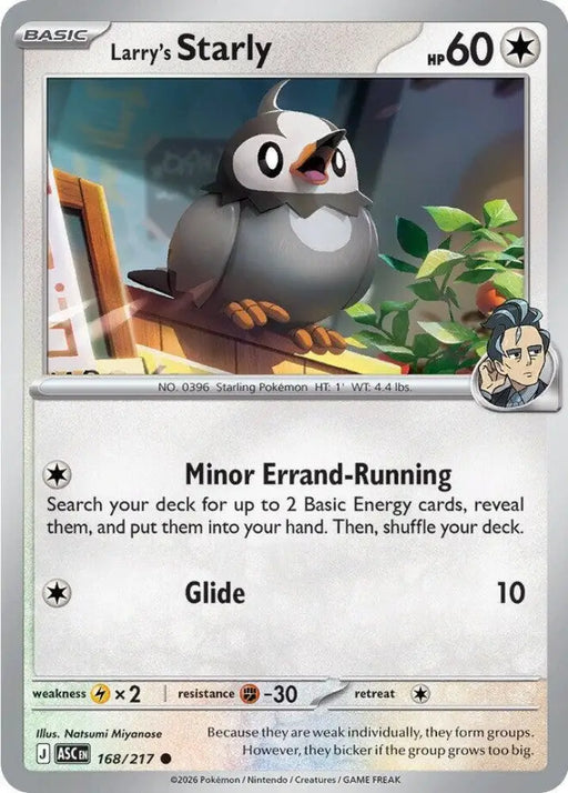 Larry's Starly (168/217) [ME: Ascended Heroes]