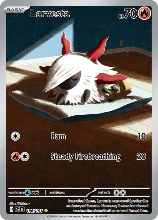 Larvesta (196/191) [Scarlet & Violet: Surging Sparks] - Pokemon Single