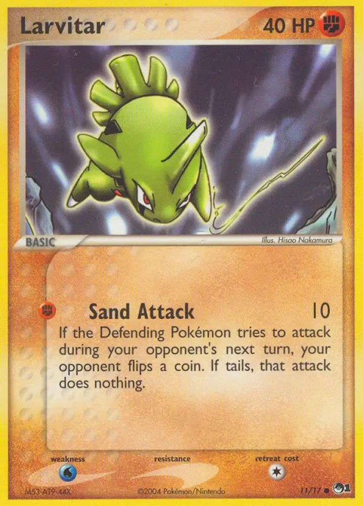 Larvitar (11/17) [POP Series 1] - Pokemon Single