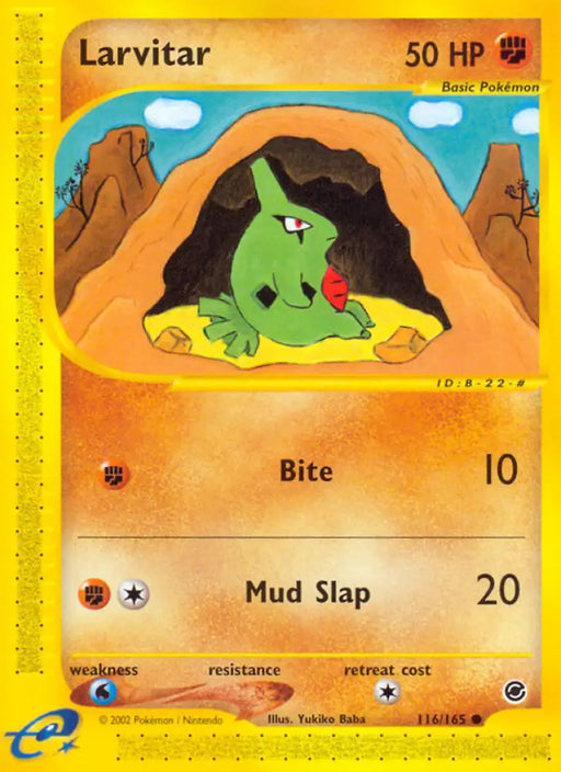 Larvitar (116/165) [Expedition: Base Set] - Pokemon Single