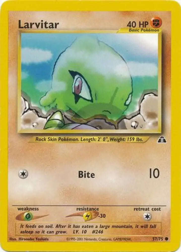 Larvitar (57/75) [Neo Discovery Unlimited] - Pokemon Single
