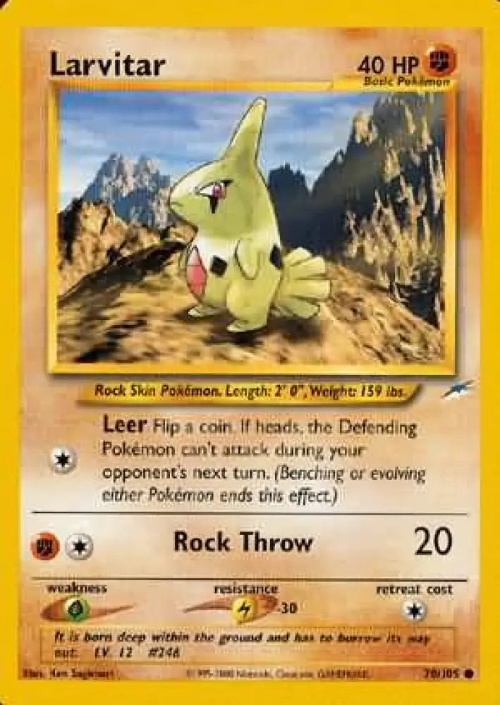Larvitar (70/105) [Neo Destiny Unlimited] - Pokemon Single