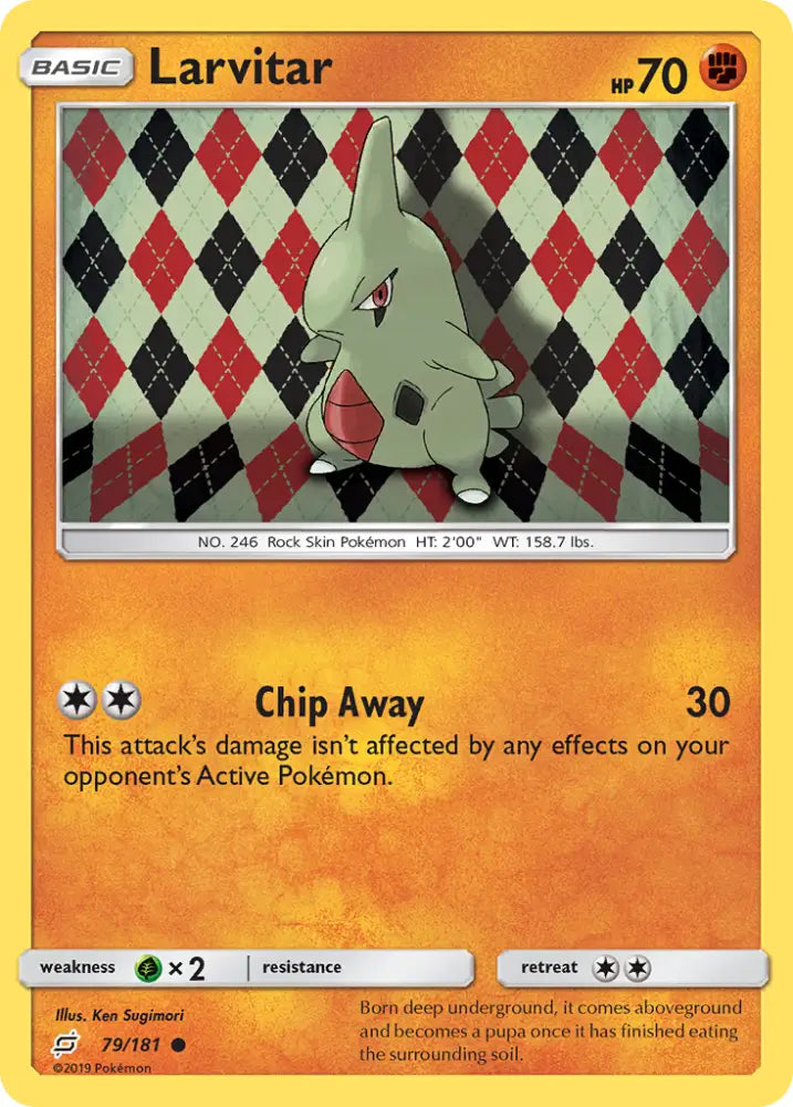 Larvitar (79/181) [Sun & Moon: Team Up] - Pokemon Single