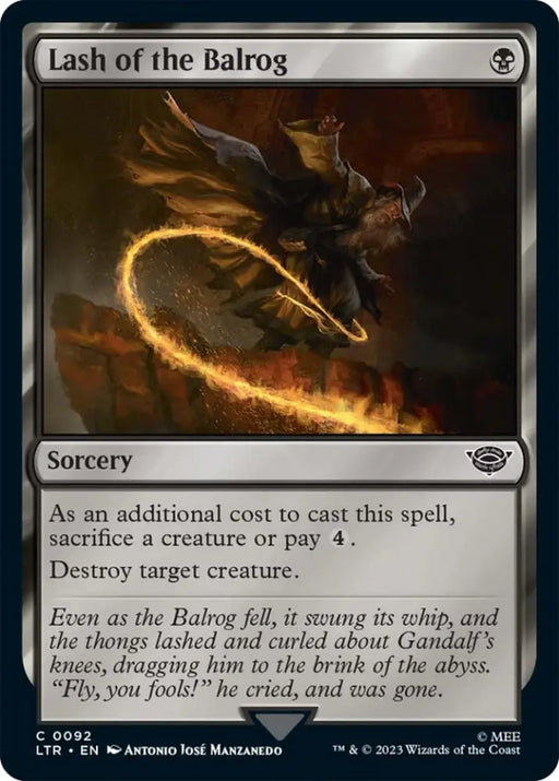 Lash of the Balrog [The Lord of the Rings: Tales of Middle-Earth] - MTG Single