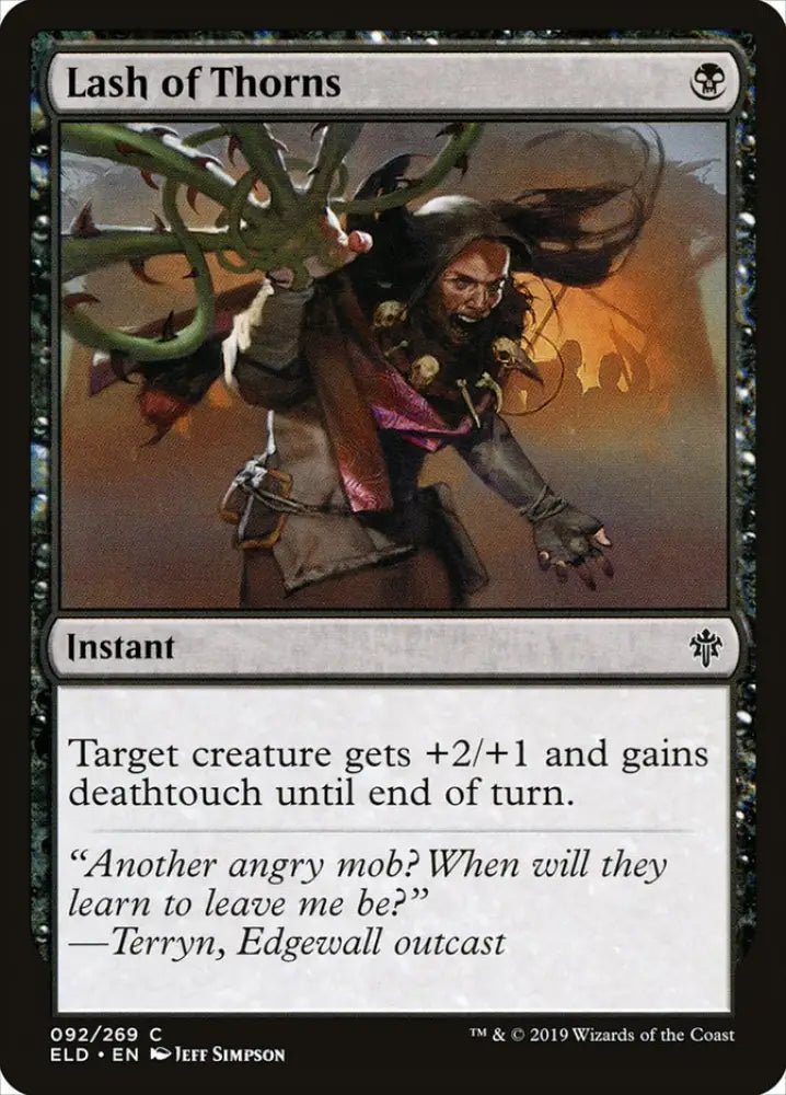 Lash of Thorns [Throne of Eldraine] - MTG Single