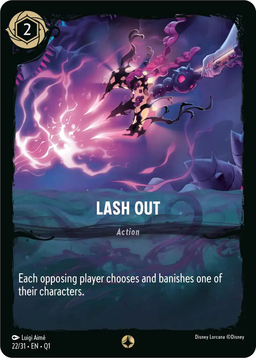 Lash Out (22/31) [Illumineer’s Quest: Deep Trouble] - Lorcana Single