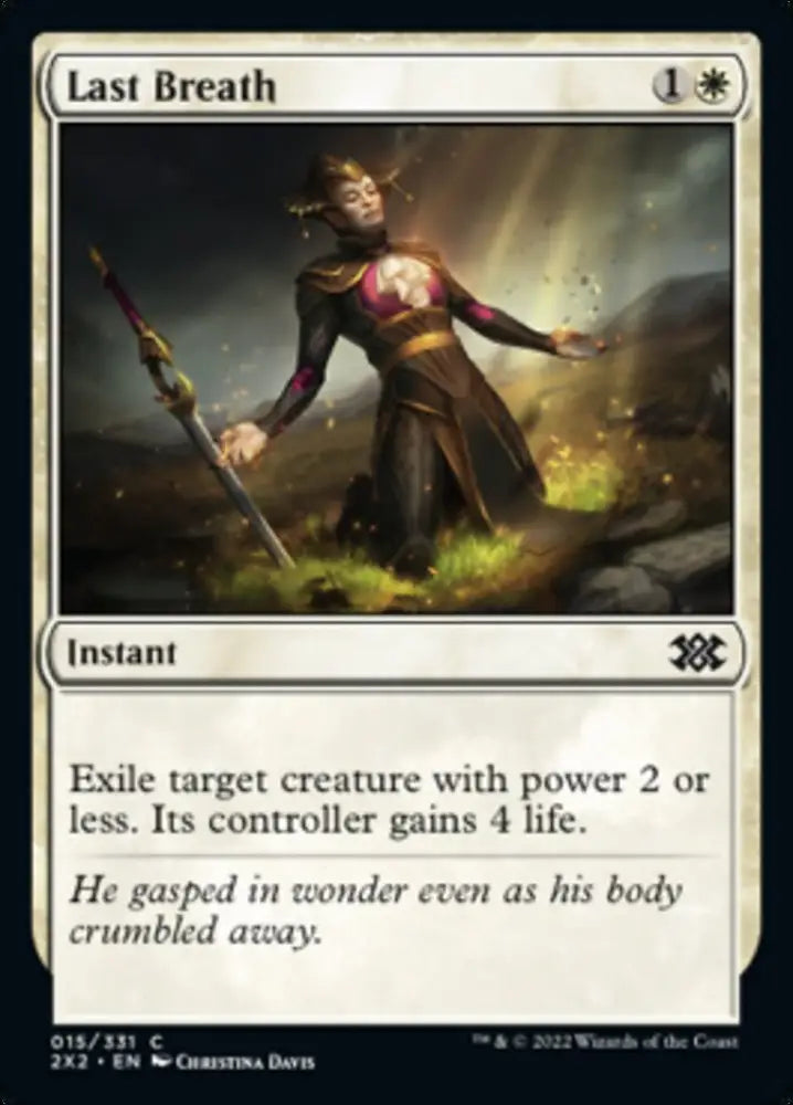 Last Breath [Double Masters 2022] - MTG Single