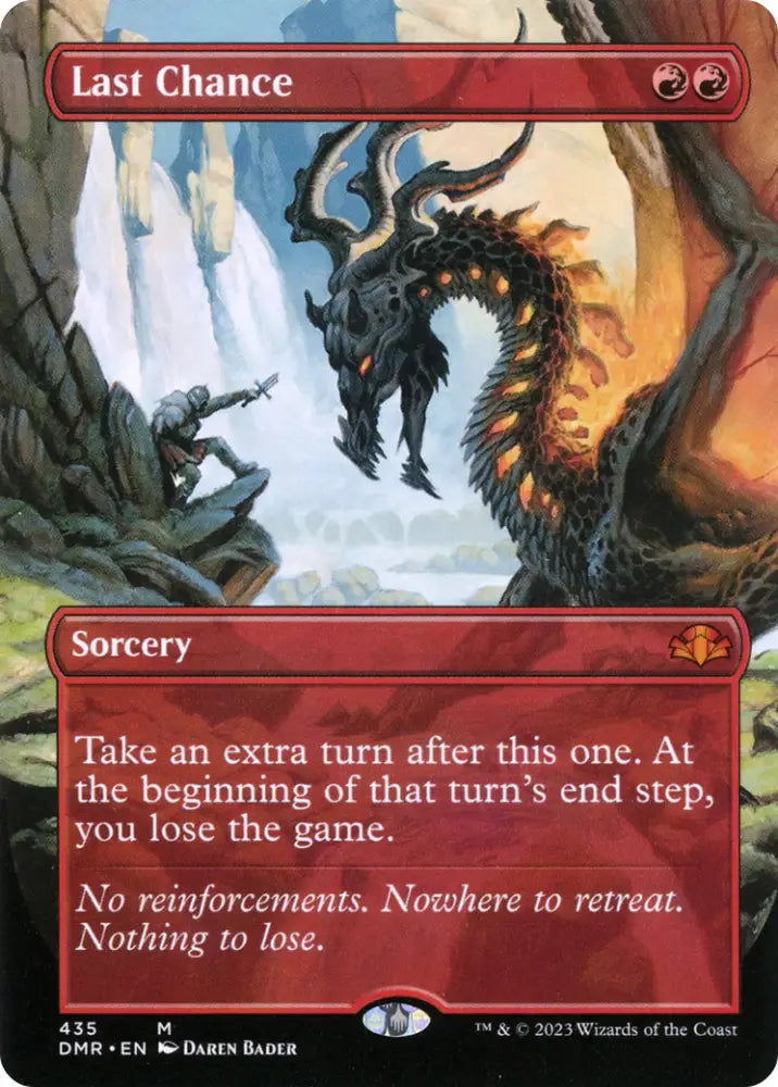 Last Chance (Borderless Alternate Art) [Dominaria Remastered] - MTG Single