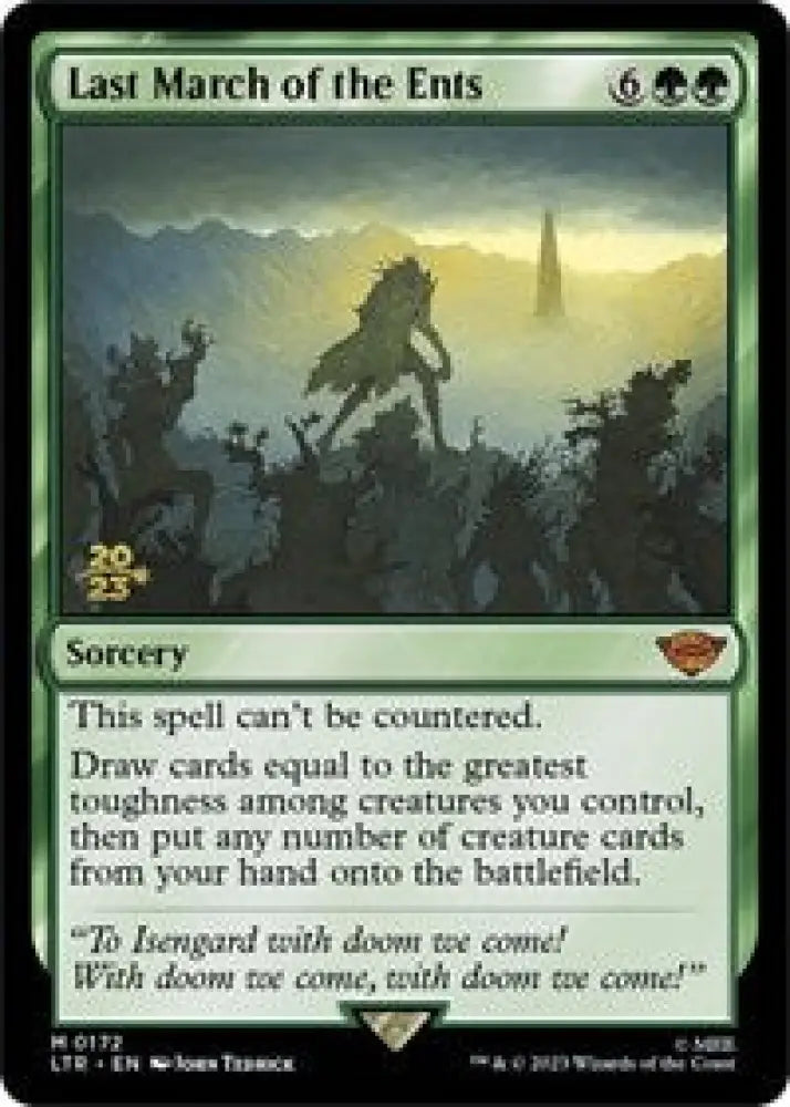 Last March of the Ents (172) [Prerelease Cards]