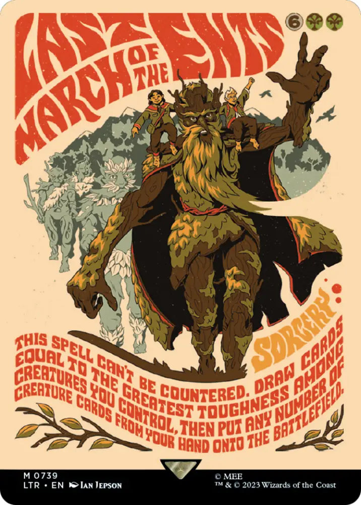Last March of the Ents (Borderless Poster) [The Lord of the Rings: Tales of Middle-Earth] - MTG Single