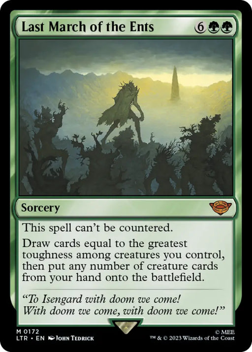 Last March of the Ents [The Lord of the Rings: Tales of Middle-Earth] - MTG Single