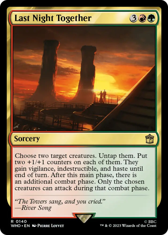 Last Night Together [Doctor Who] - MTG Single