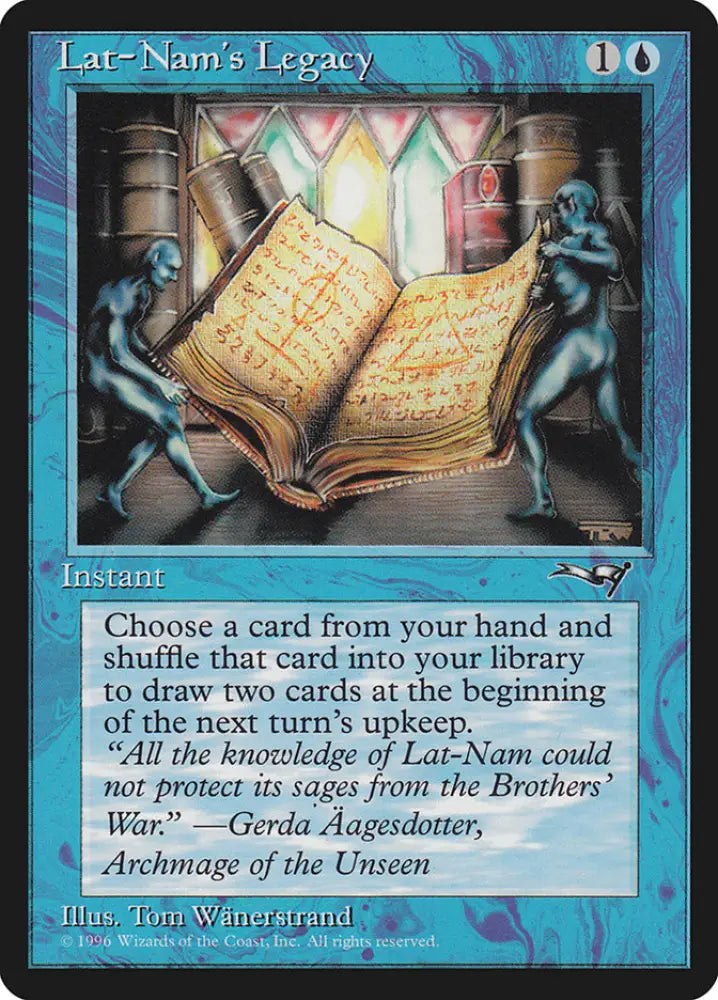 Lat-Nam’s Legacy (Open Book) [Alliances] - MTG Single