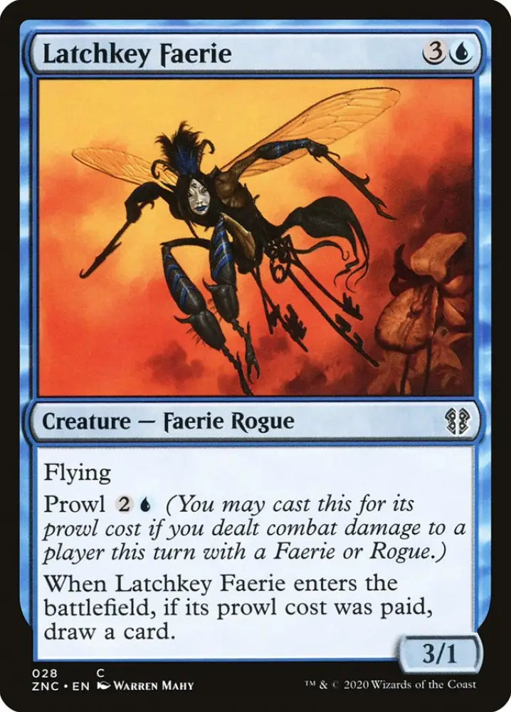 Latchkey Faerie [Zendikar Rising Commander] - MTG Single