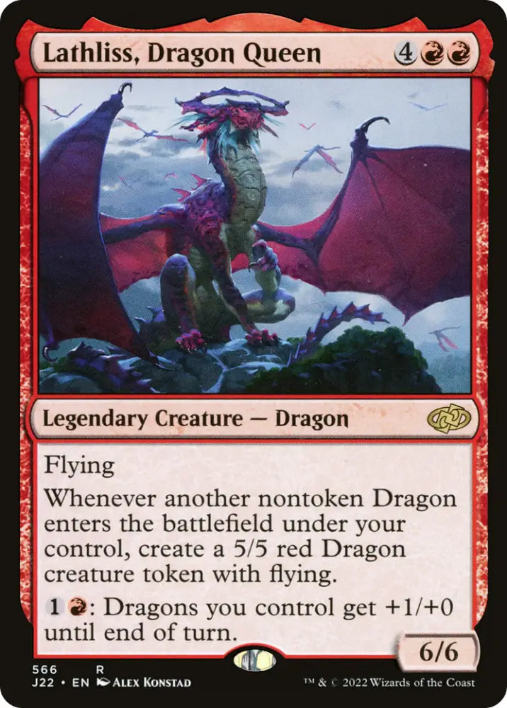 Lathliss Dragon Queen [Jumpstart 2022] - MTG Single