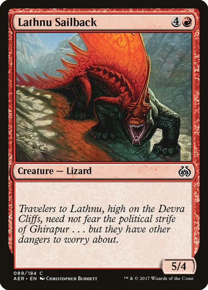 Lathnu Sailback [Aether Revolt] - MTG Single