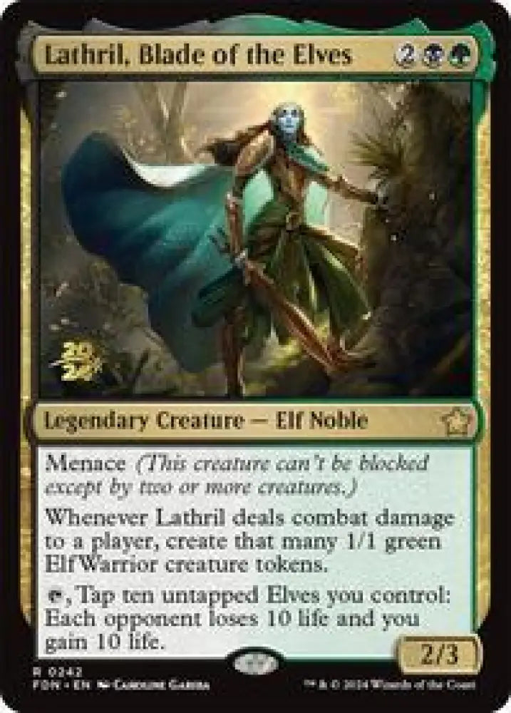 Lathril, Blade of the Elves (242) [Prerelease Cards]