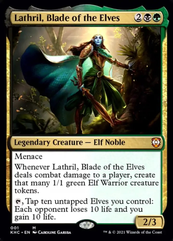 Lathril Blade of the Elves [Kaldheim Commander] - MTG Single