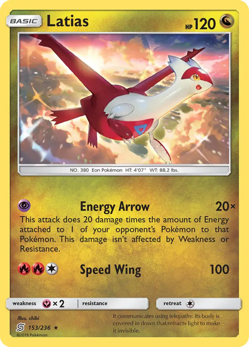 Latias (153/236) [Sun & Moon: Unified Minds] - Pokemon Single