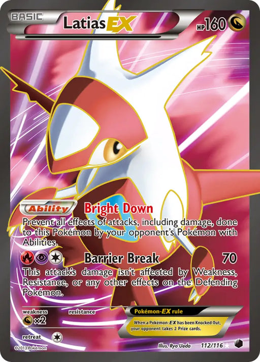 Latias EX (112/116) [Black & White: Plasma Freeze] - Pokemon Single