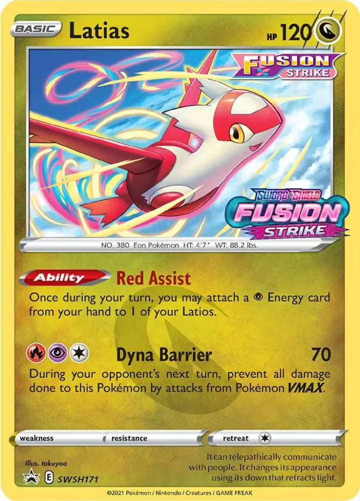 Latias (SWSH171) (Prerelease Promo) [Sword & Shield: Black Star Promos] - Pokemon Single
