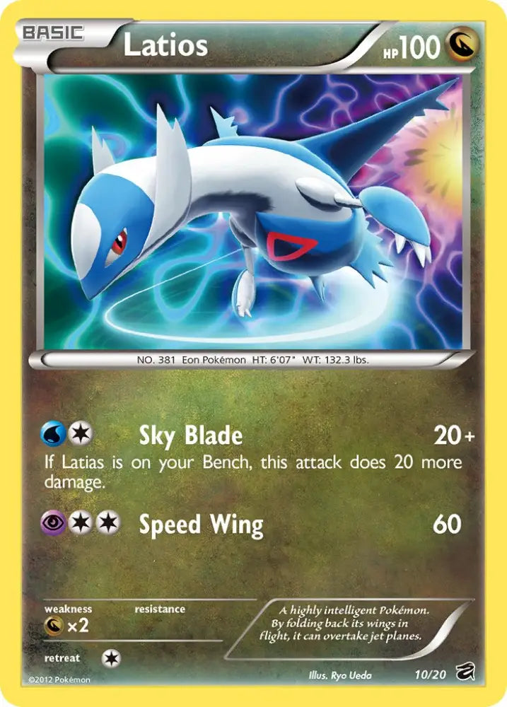 Latios (10/20) [Black & White: Dragon Vault] - Pokemon Single
