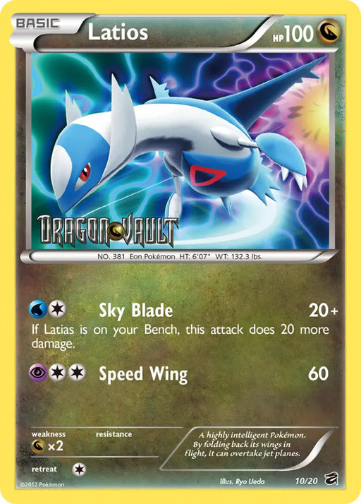 Latios (10/20) (Blister Exclusive) [Black & White: Dragon Vault] - Pokemon Single