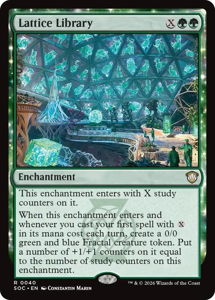 Lattice Library (40) [Secrets of Strixhaven Commander]