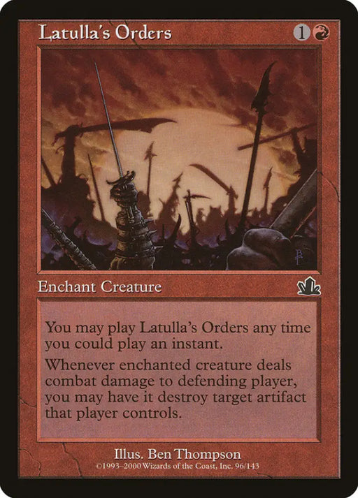 Latulla’s Orders [Prophecy] - MTG Single