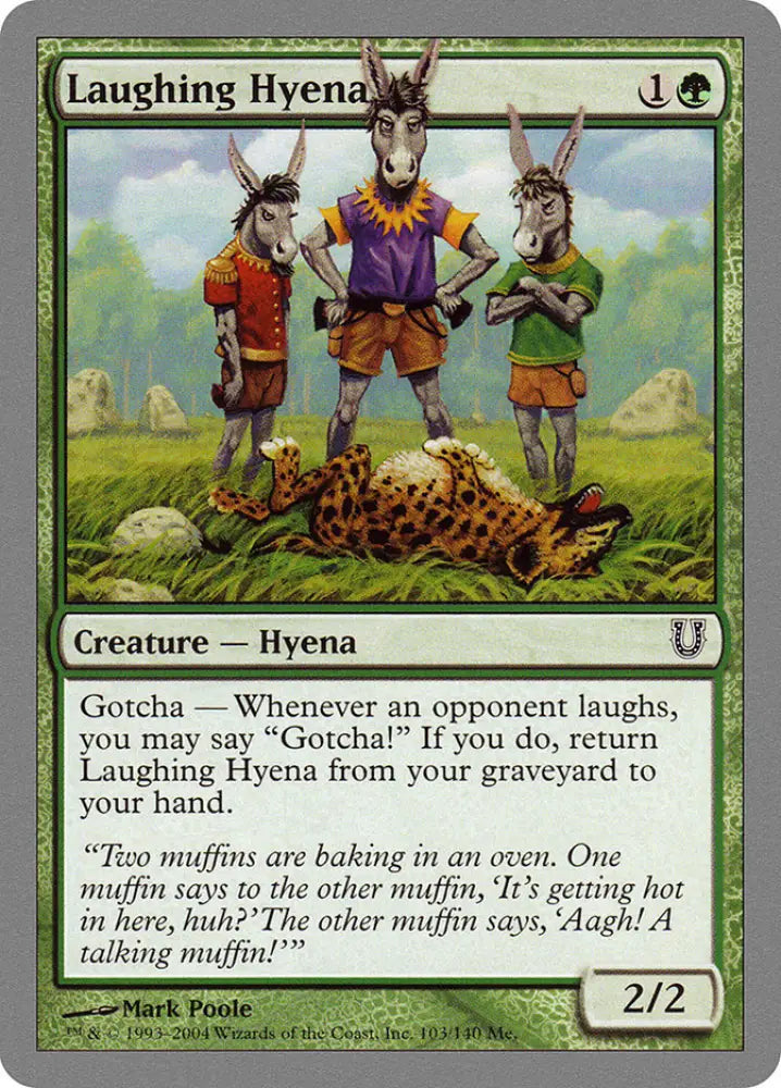 Laughing Hyena [Unhinged] - MTG Single