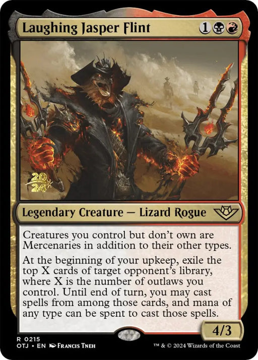 Laughing Jasper Flint [Outlaws of Thunder Junction Prerelease Promos] - MTG Single