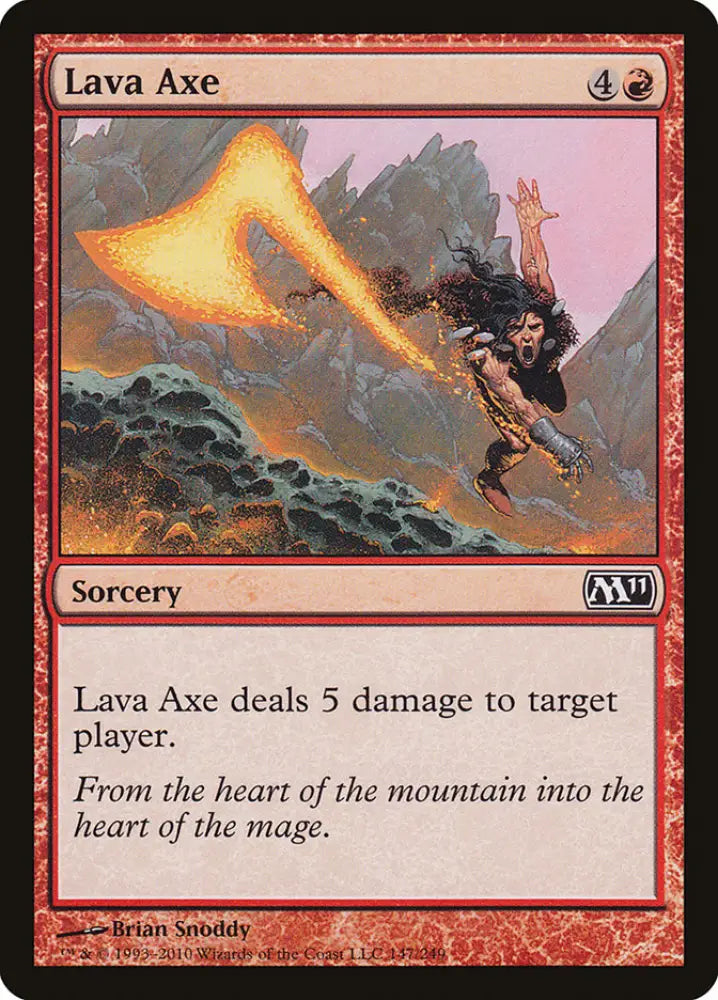 Lava Axe [Magic 2011] - MTG Single