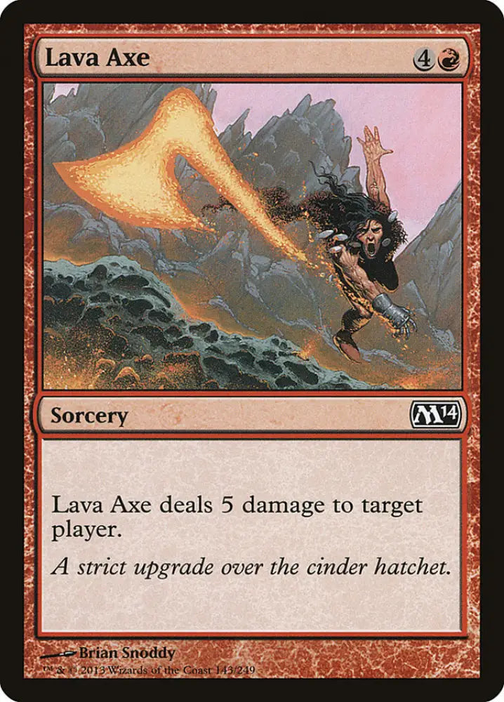 Lava Axe [Magic 2014] - MTG Single