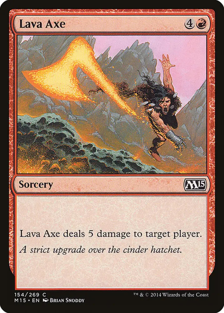 Lava Axe [Magic 2015] - MTG Single