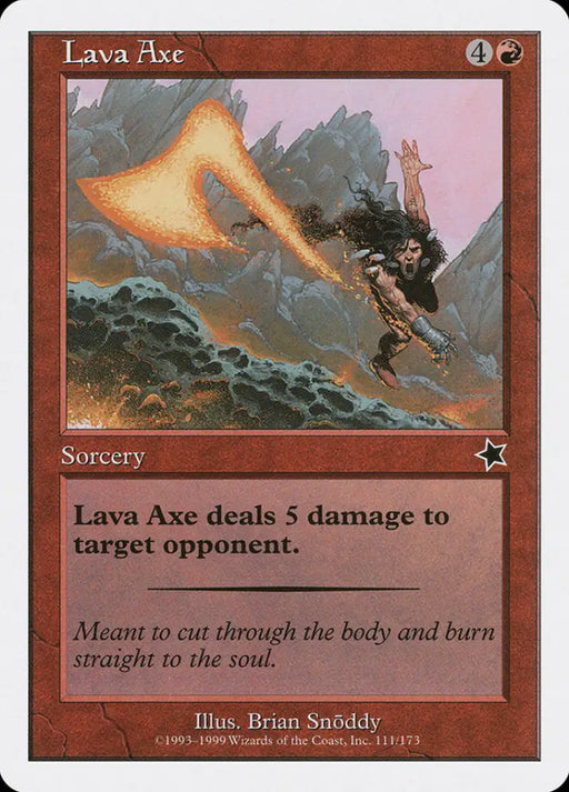 Lava Axe [Starter 1999] - MTG Single
