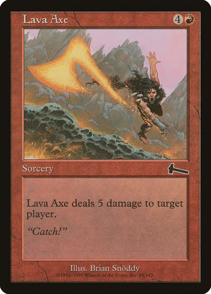 Lava Axe [Urza’s Legacy] - MTG Single