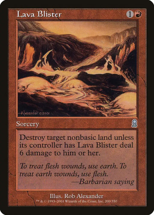 Lava Blister [Odyssey] - MTG Single