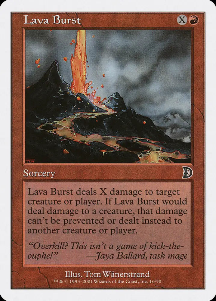 Lava Burst [Deckmasters] - MTG Single