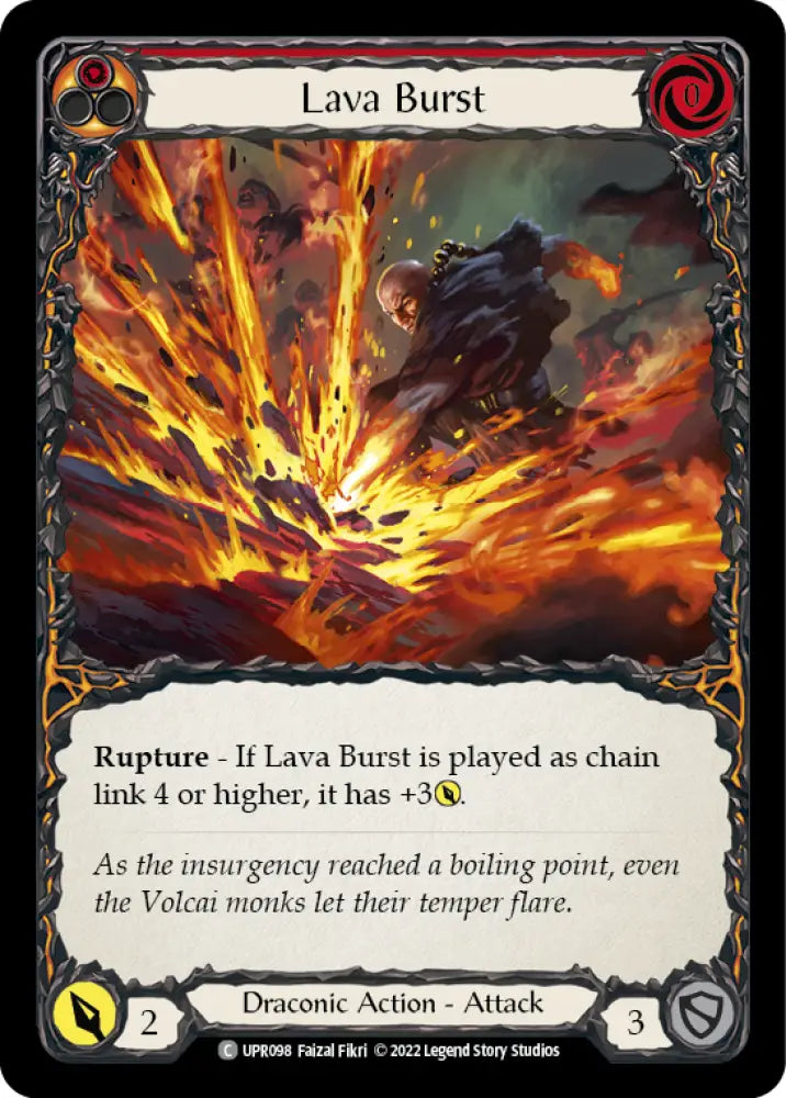 Lava Burst [Uprising] - Flesh And Blood Single