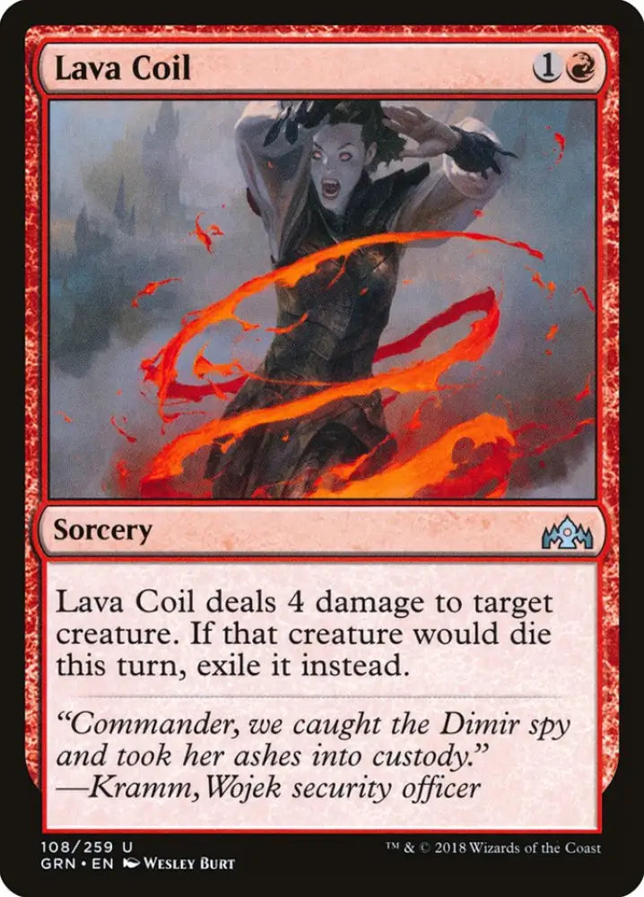 Lava Coil [Guilds of Ravnica] - MTG Single