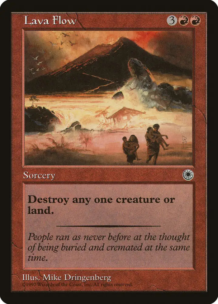 Lava Flow [Portal] - MTG Single